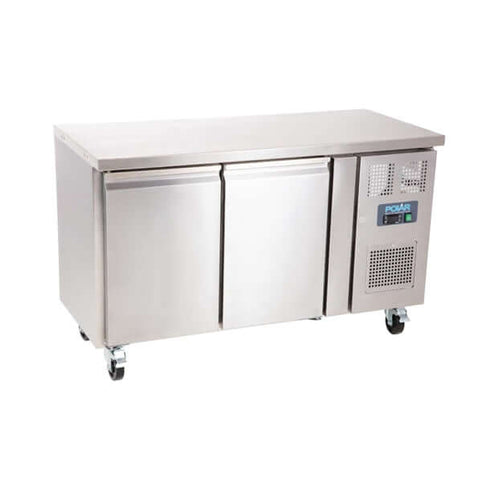 Polar U-Series 2 Door Counter Fridge 228Ltr G377-A
